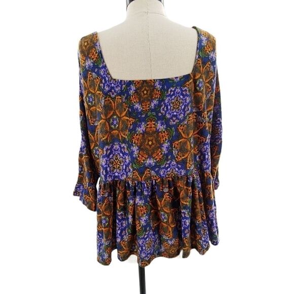 ASOS peplum top in gorgeous print - Picture 4 of 12